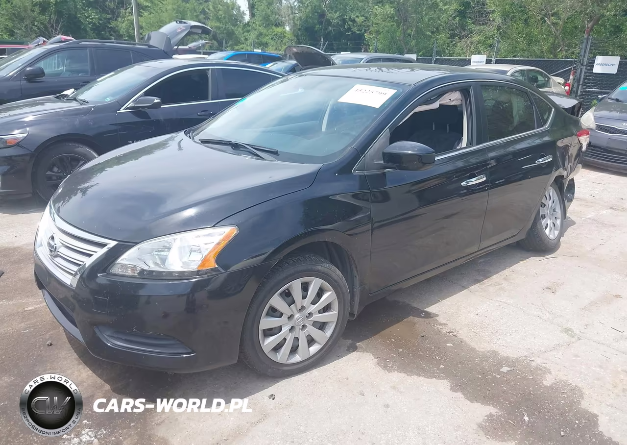 2013 Nissan Sentra Sv VIN:3N1AB7AP5DL648545 - 2