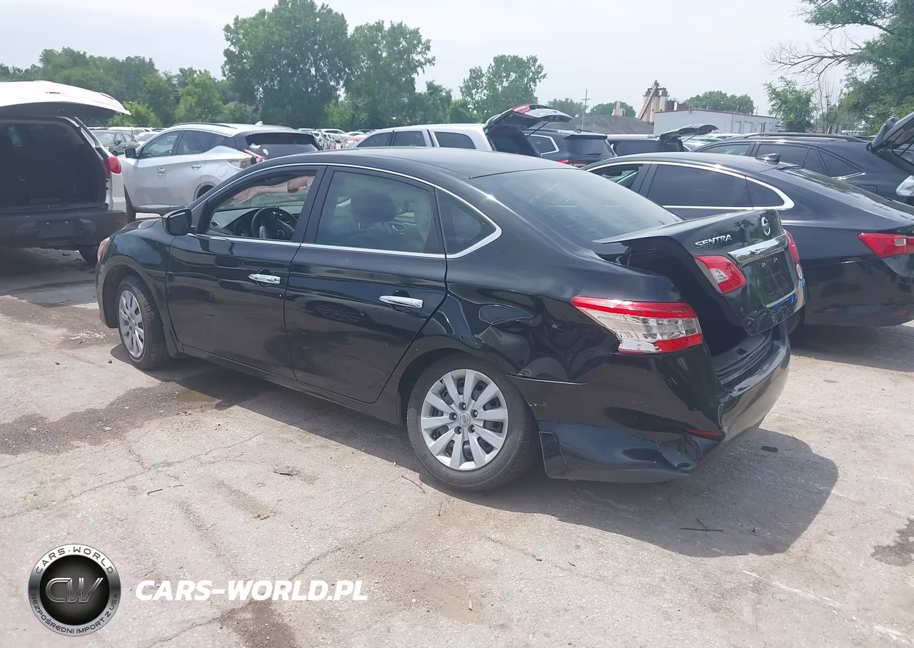 2013 Nissan Sentra Sv VIN:3N1AB7AP5DL648545 - 3