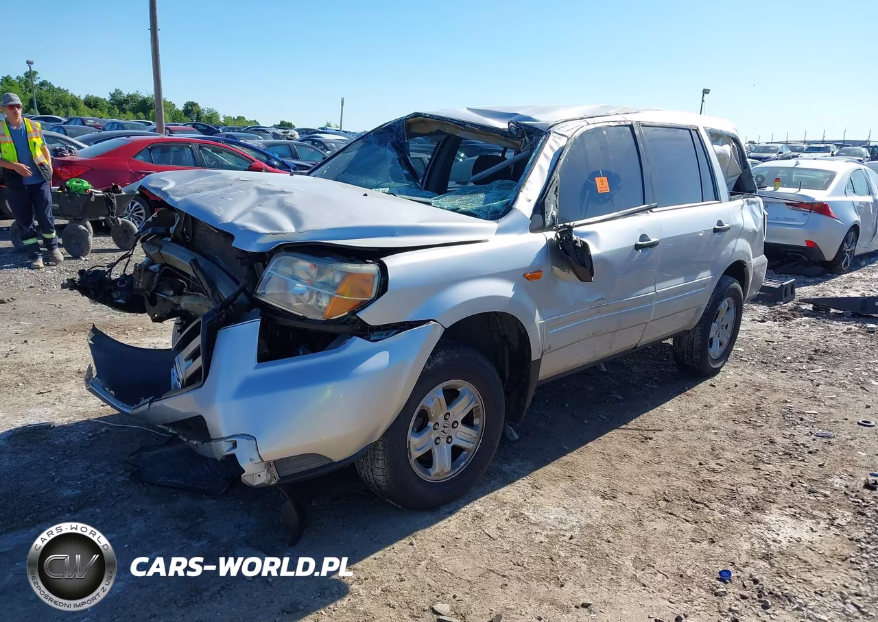 2006 Honda Pilot Lx VIN:5FNYF18176B012127 - 2