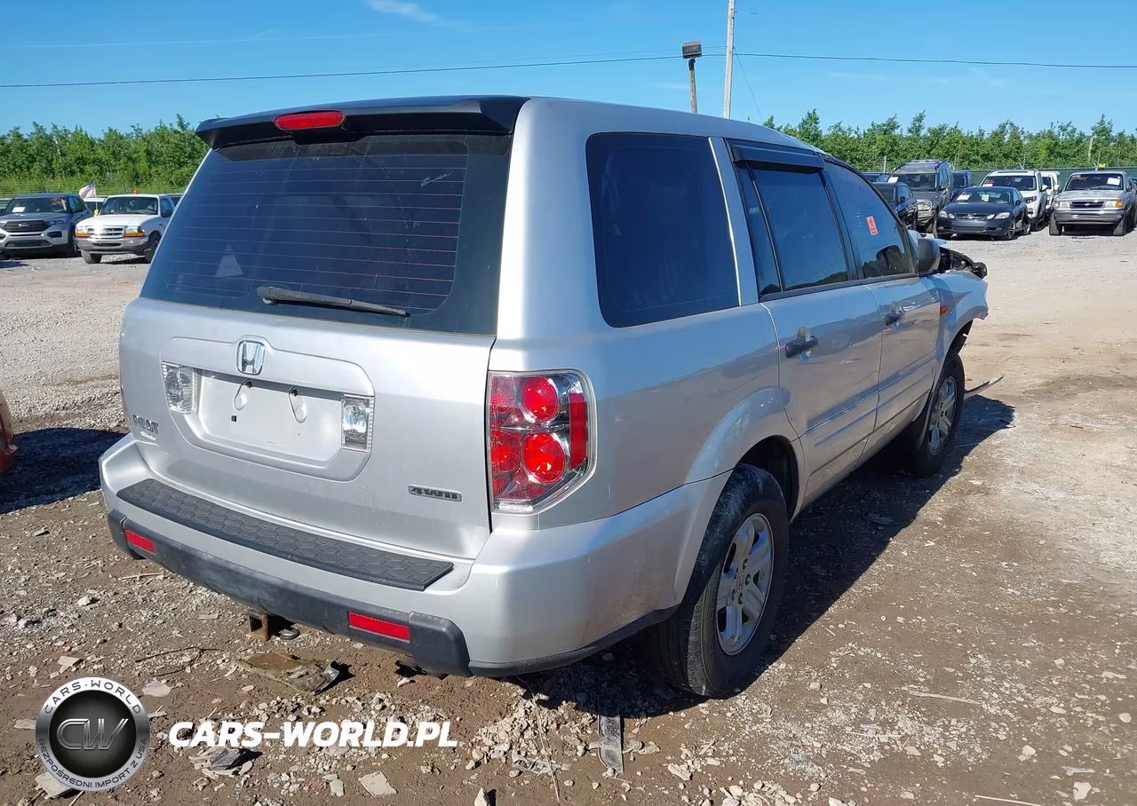 2006 Honda Pilot Lx VIN:5FNYF18176B012127 - 4