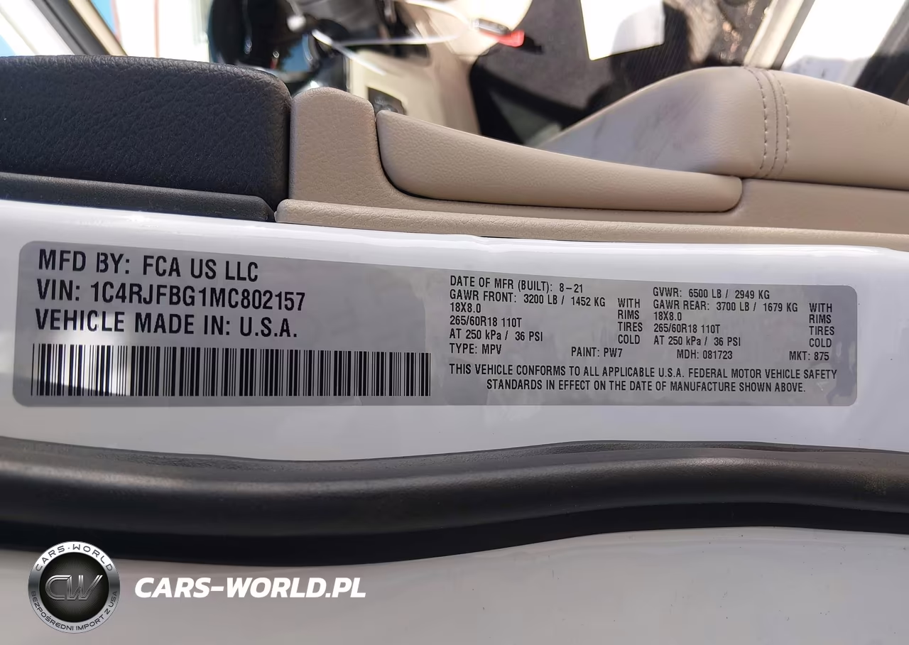 2021 Jeep Grand Cherokee Limited 4X4 VIN:1C4RJFBG1MC802157 - 9