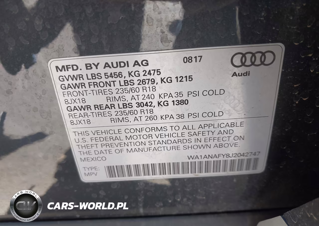 2018 Audi Q5 2.0T Premium-2.0T Tech Premium VIN:WA1ANAFY8J2042747 - 9