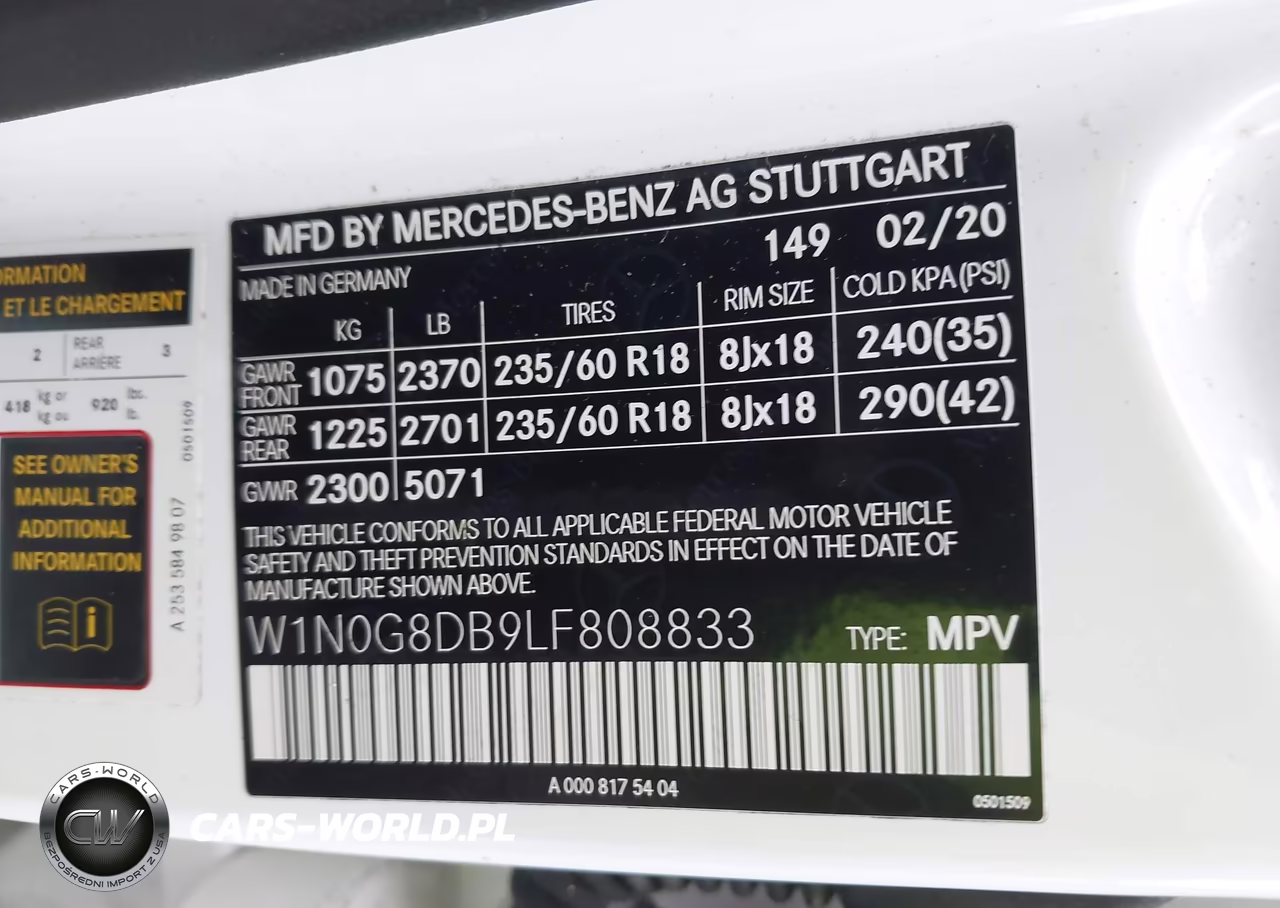 2020 Mercedes-Benz Glc 300 VIN:W1N0G8DB9LF808833 - 9