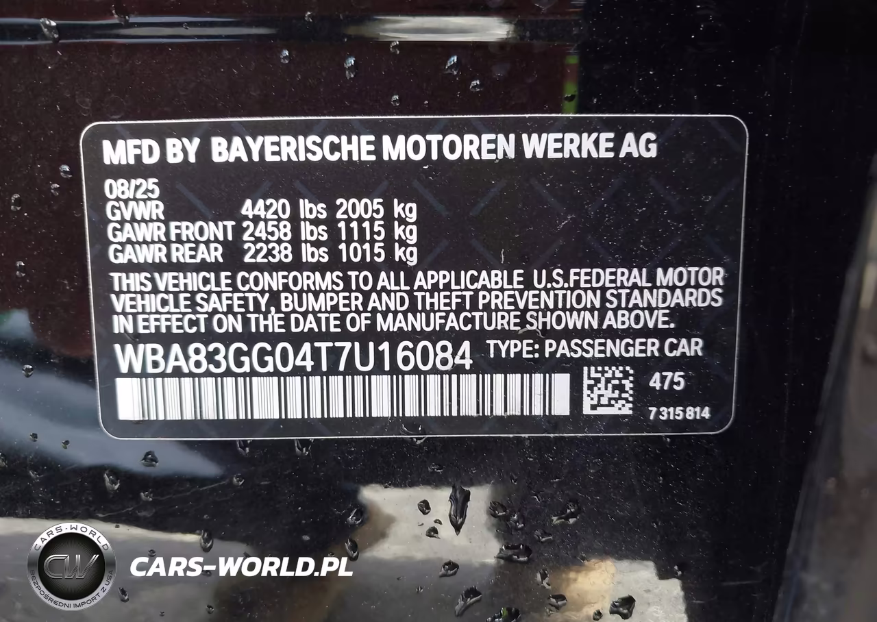 2026 BMW 228 Gran Coupe VIN:WBA83GG04T7U16084 - 9
