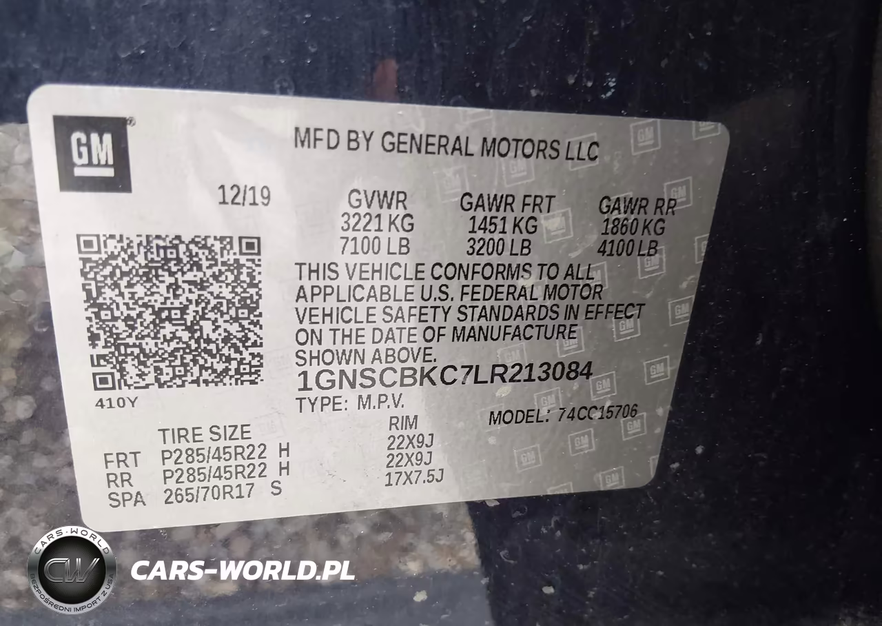 2020 Chevrolet Tahoe 2Wd Lt VIN:1GNSCBKC7LR213084 - 9
