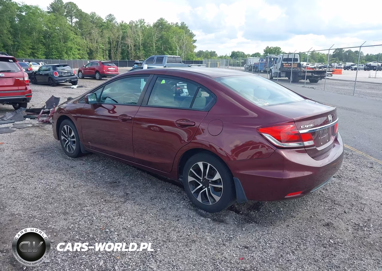 2015 Honda Civic Ex VIN:19XFB2F80FE005003 - 3
