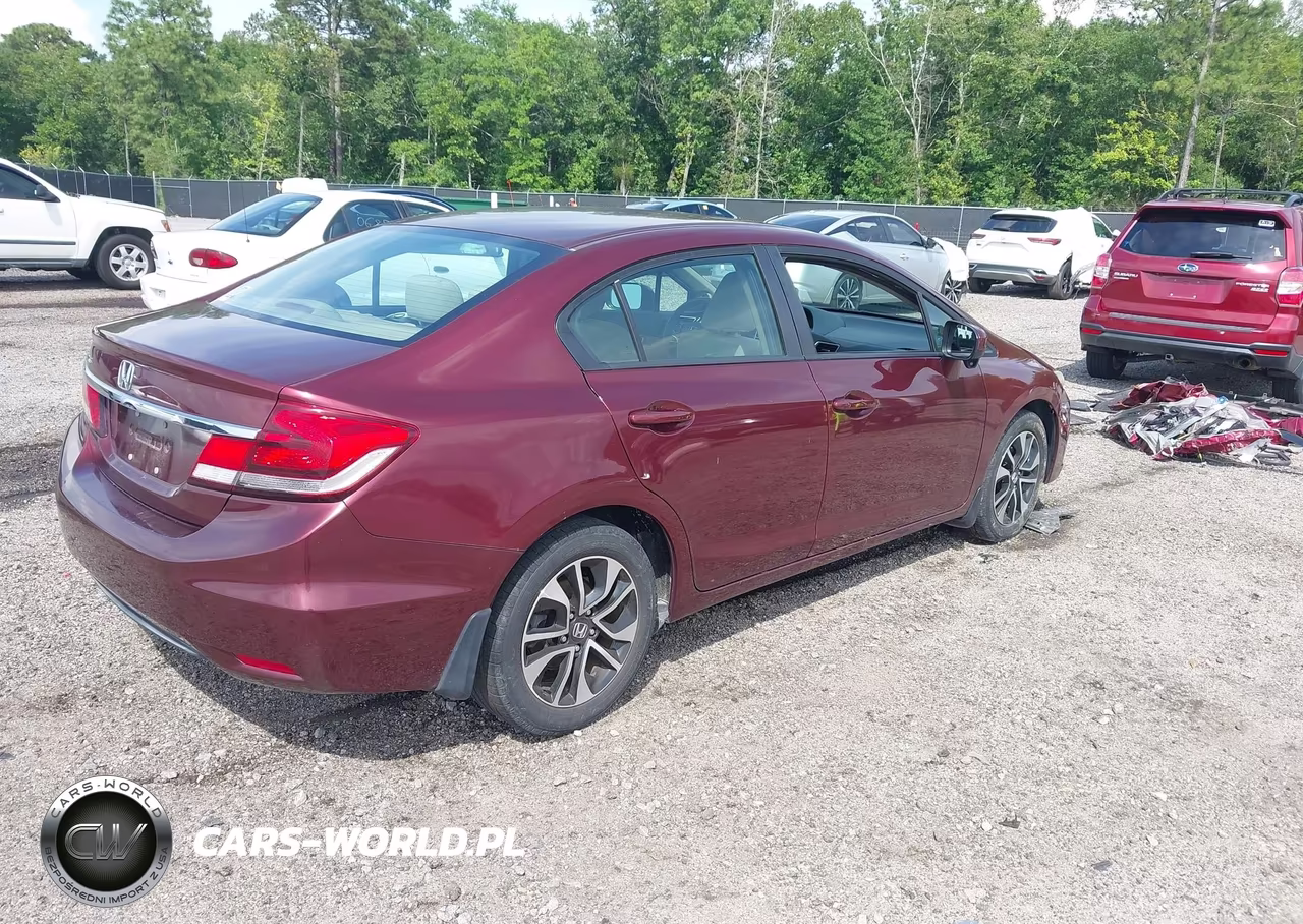 2015 Honda Civic Ex VIN:19XFB2F80FE005003 - 4