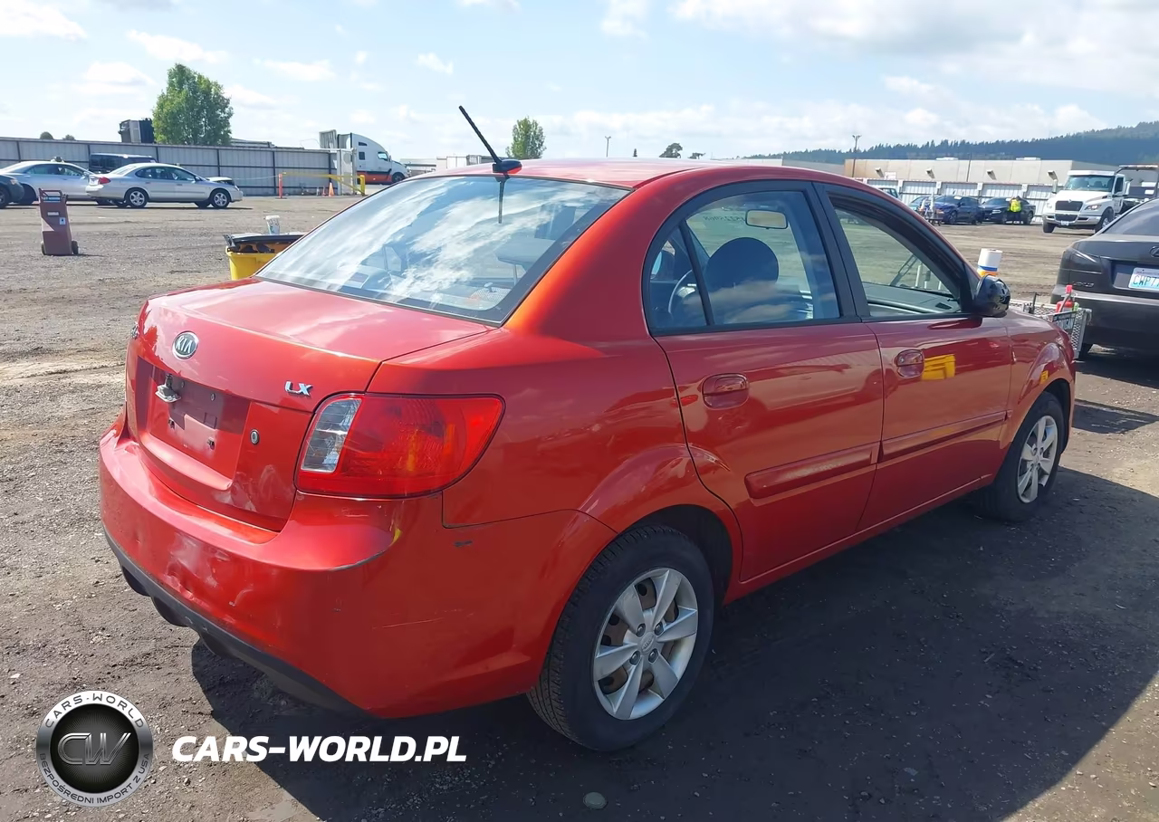 2011 Kia Rio Lx VIN:KNADH4A35B6731336 - 4