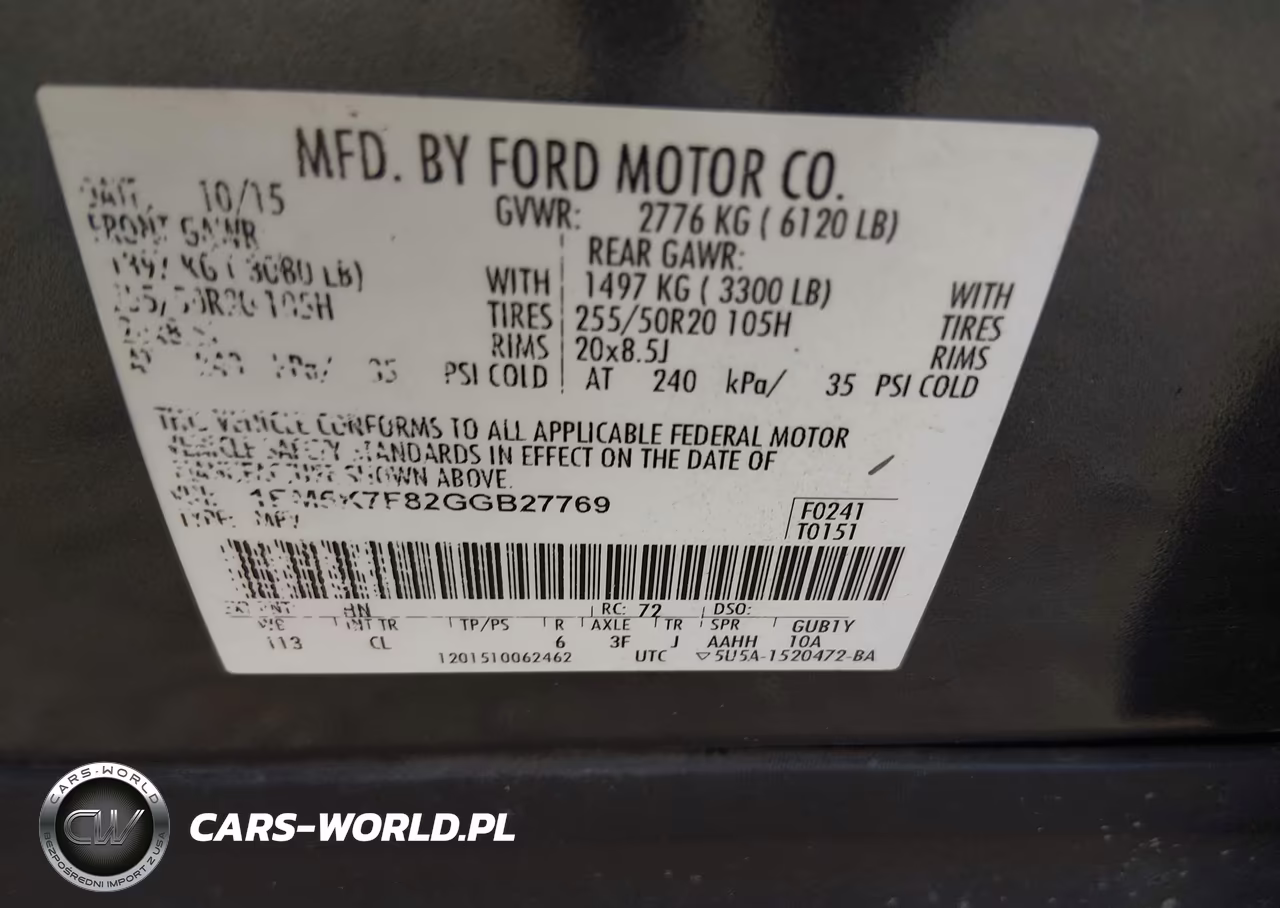 2016 Ford Explorer Limited VIN:1FM5K7F82GGB27769 - 9