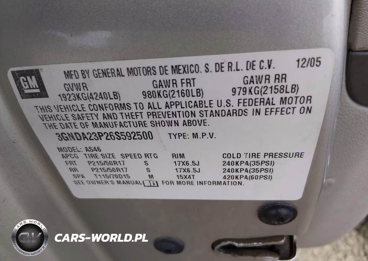 2006 Chevrolet Hhr Lt VIN:3GNDA23P26S592500 - 9