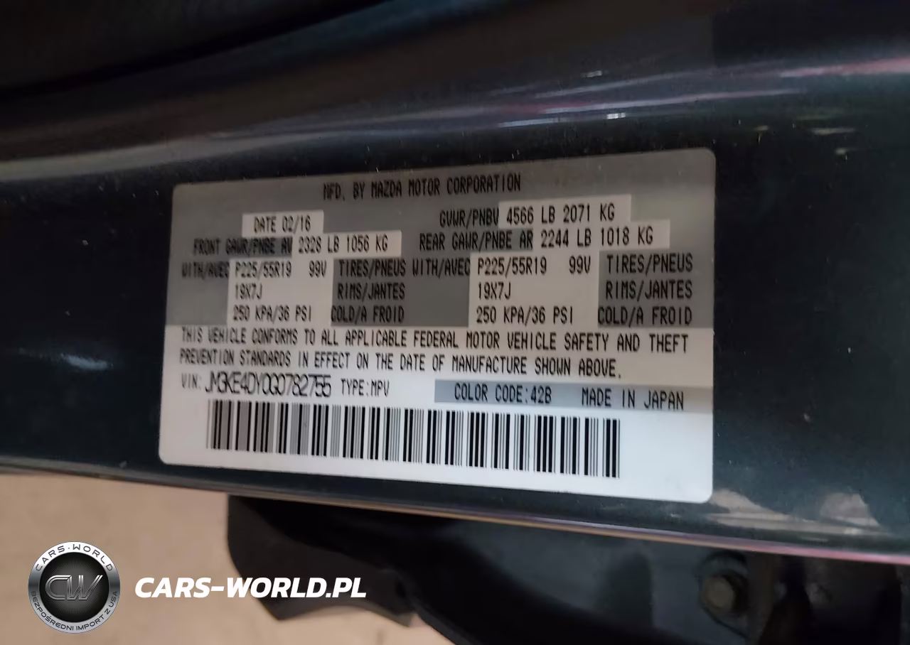 2016 Mazda Cx-5 Grand Touring VIN:JM3KE4DY0G0782755 - 9