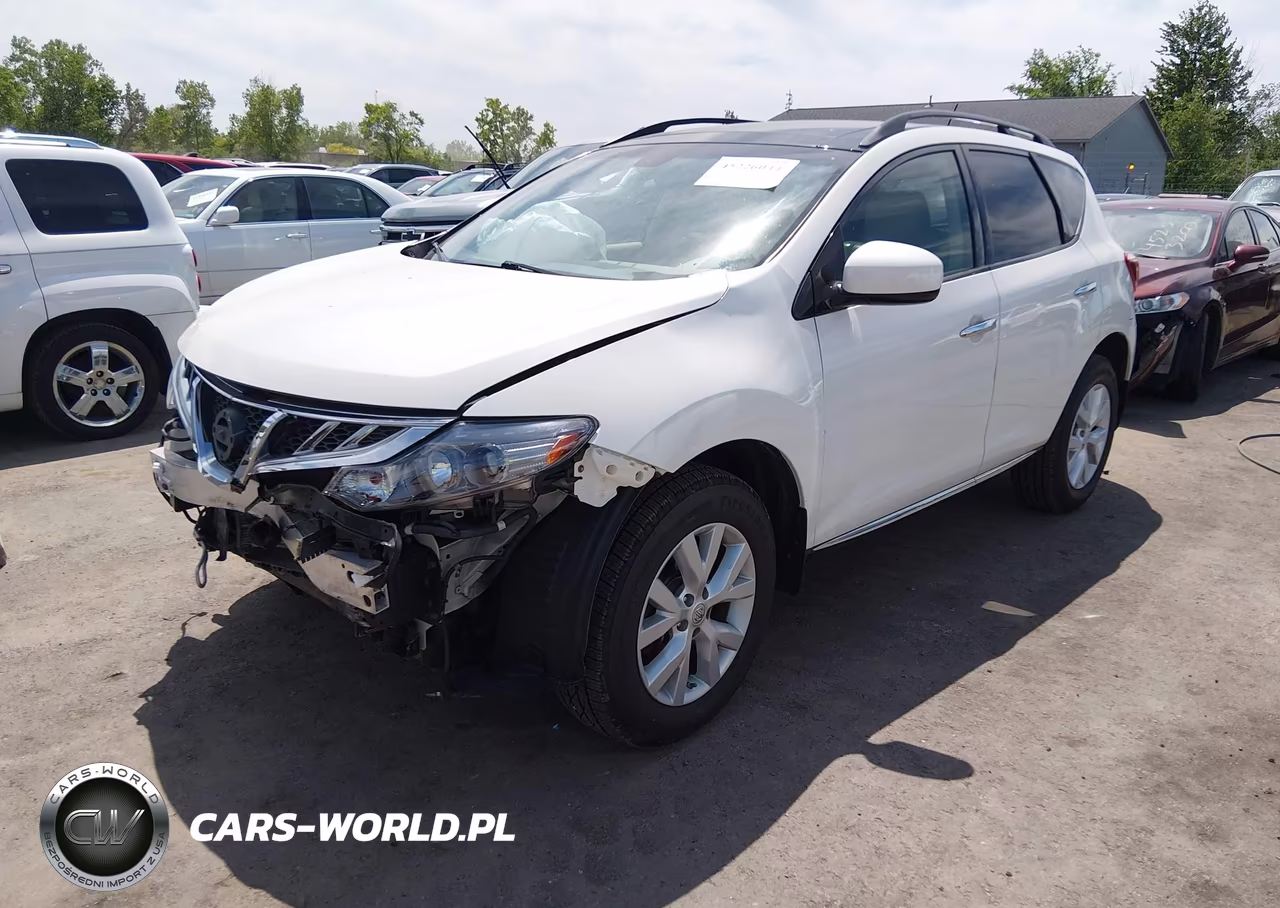 2014 Nissan Murano Sl VIN:JN8AZ1MW5EW502428 - 2