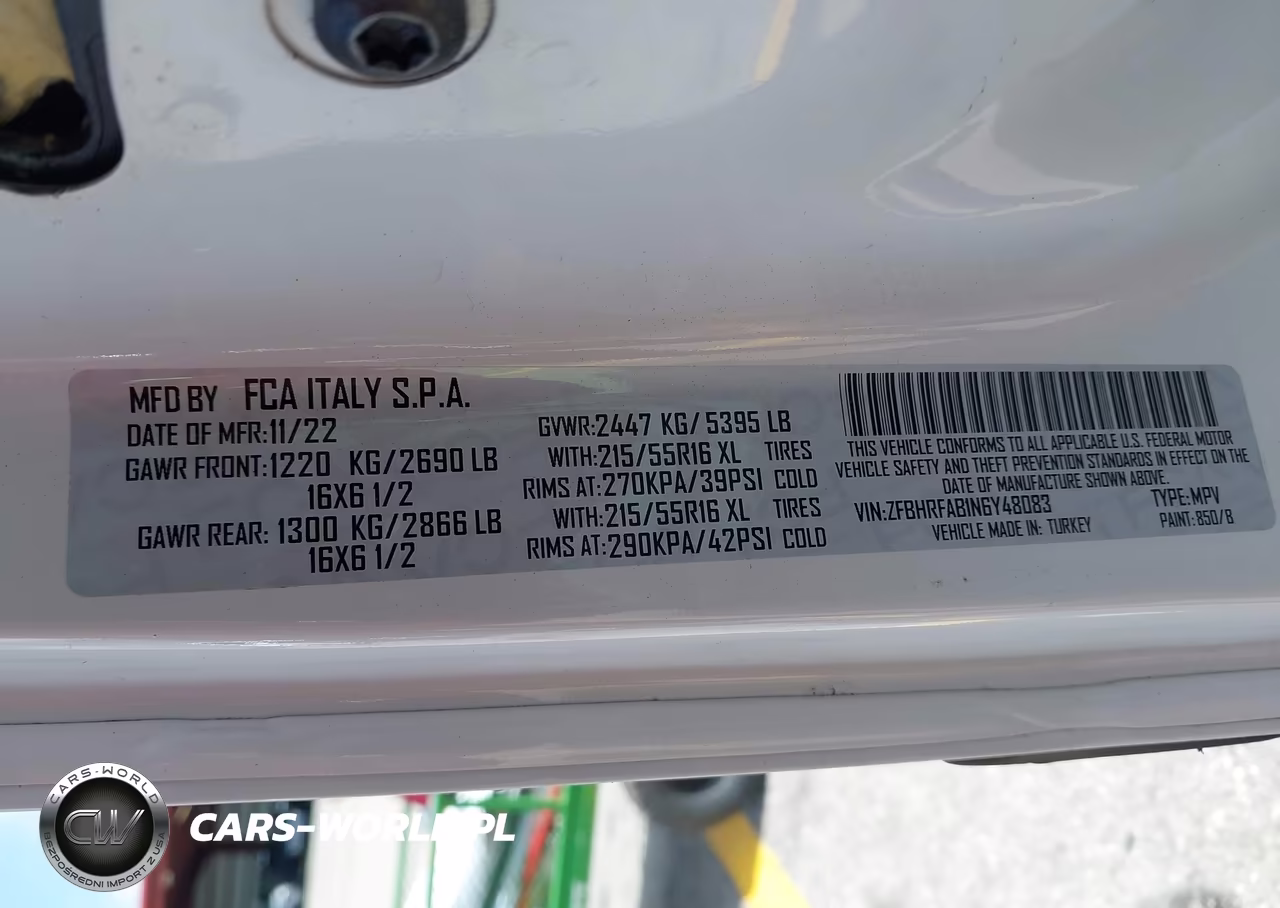 2022 Ram Promaster City Cargo Van VIN:ZFBHRFAB1N6Y48083 - 9