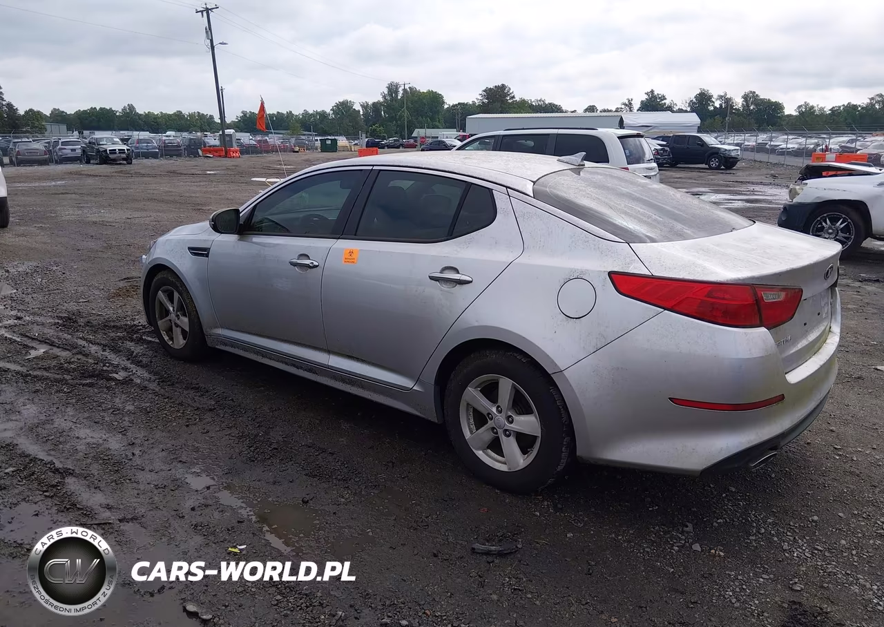 2014 Kia Optima Lx VIN:KNAGM4A70E5499444 - 3