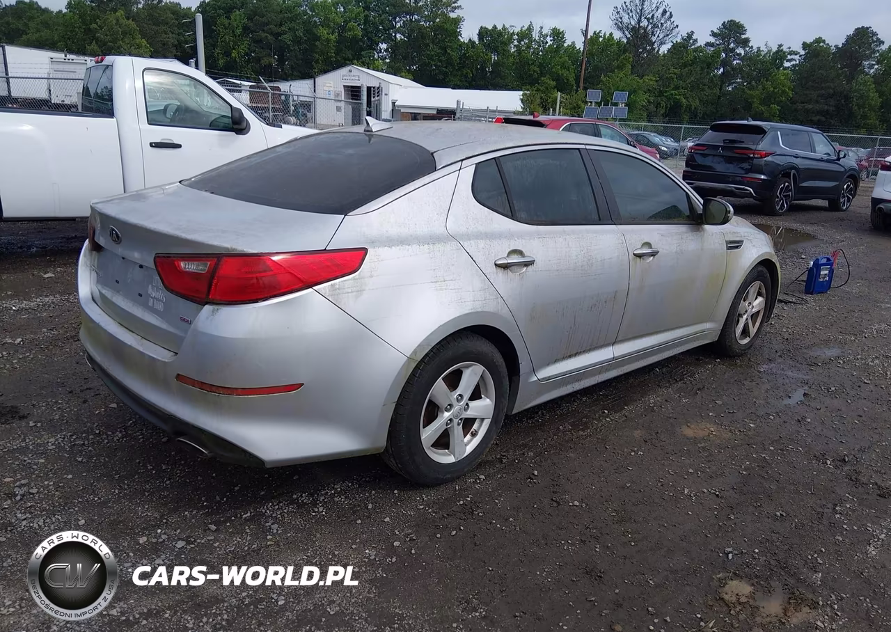 2014 Kia Optima Lx VIN:KNAGM4A70E5499444 - 4