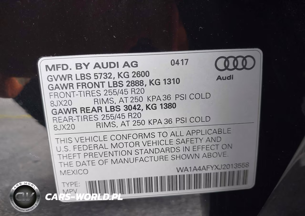 2018 Audi Sq5 3.0T Premium Plus VIN:WA1A4AFYXJ2013558 - 9