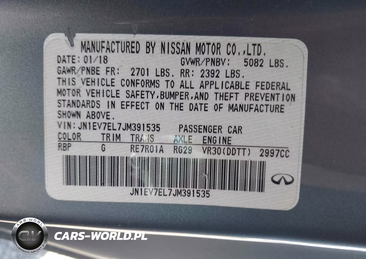 2018 Infiniti Q60 3.0T Luxe VIN:JN1EV7EL7JM391535 - 9