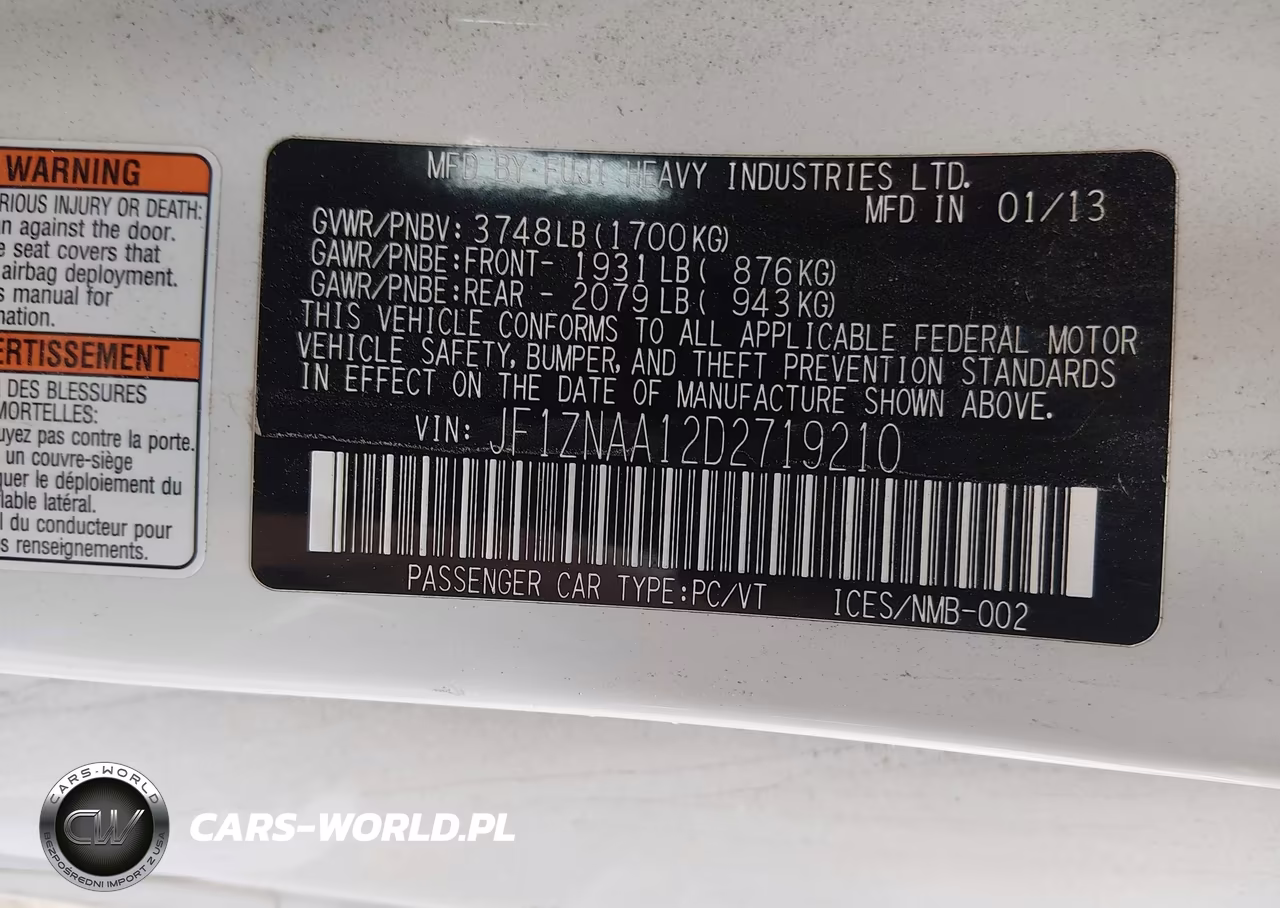 2013 Scion Fr-S VIN:JF1ZNAA12D2719210 - 9