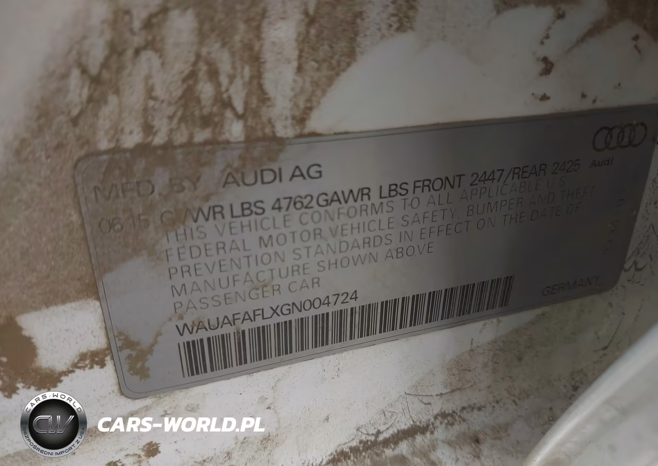 2016 Audi A4 2.0T Premium VIN:WAUAFAFLXGN004724 - 9