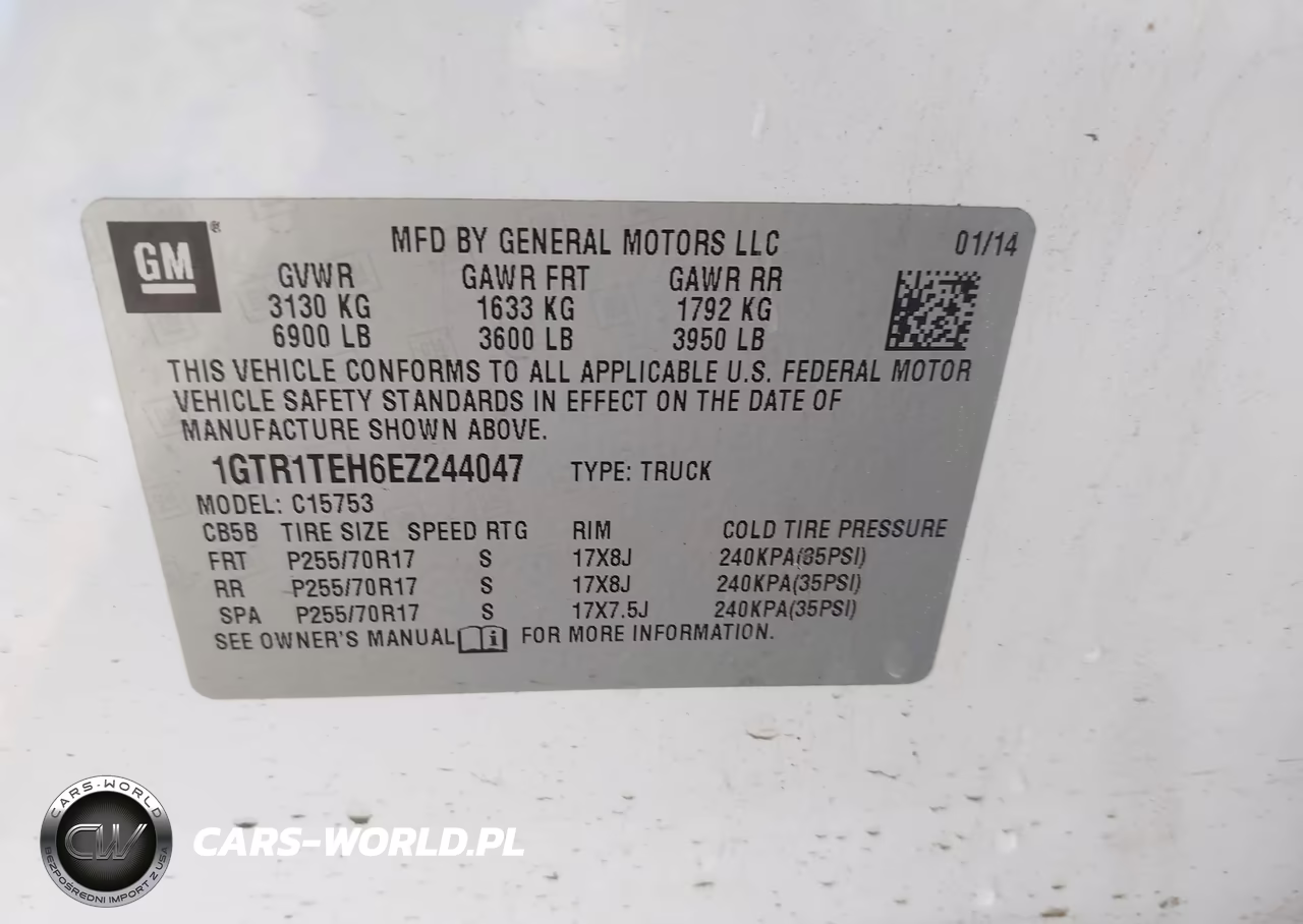 2014 GMC Sierra 1500 VIN:1GTR1TEH6EZ244047 - 9
