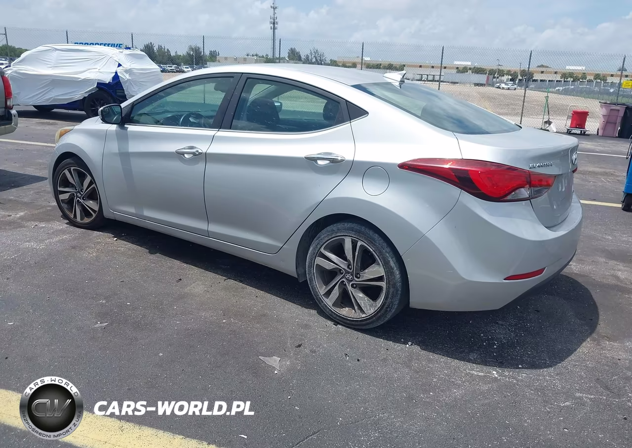 2015 Hyundai Elantra Limited VIN:5NPDH4AE8FH596501 - 3