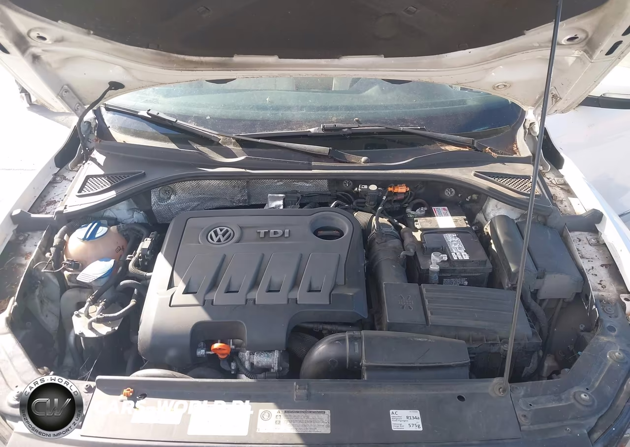 2013 Volkswagen Passat 2.0L Tdi Se VIN:1VWBN7A32DC018741 - 10