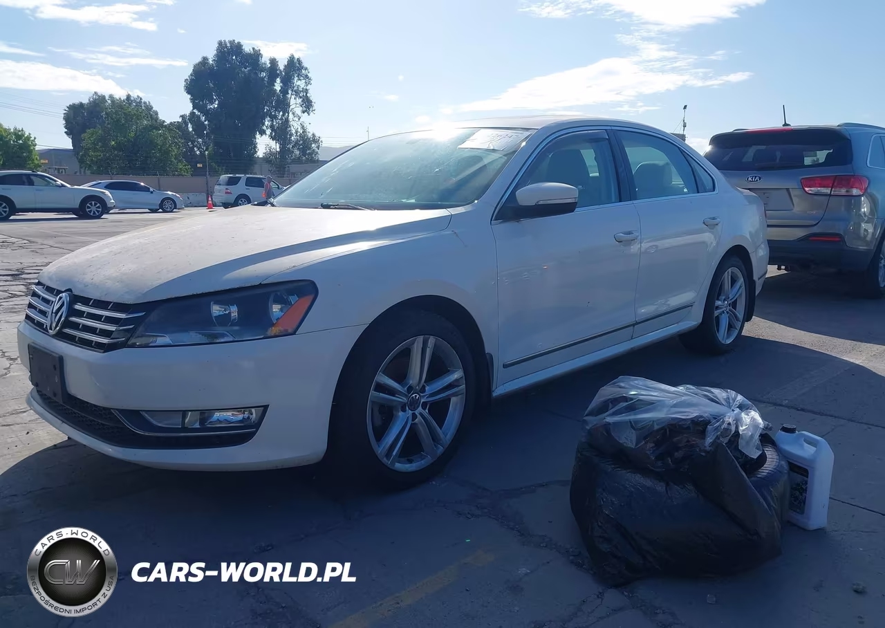 2013 Volkswagen Passat 2.0L Tdi Se VIN:1VWBN7A32DC018741 - 2