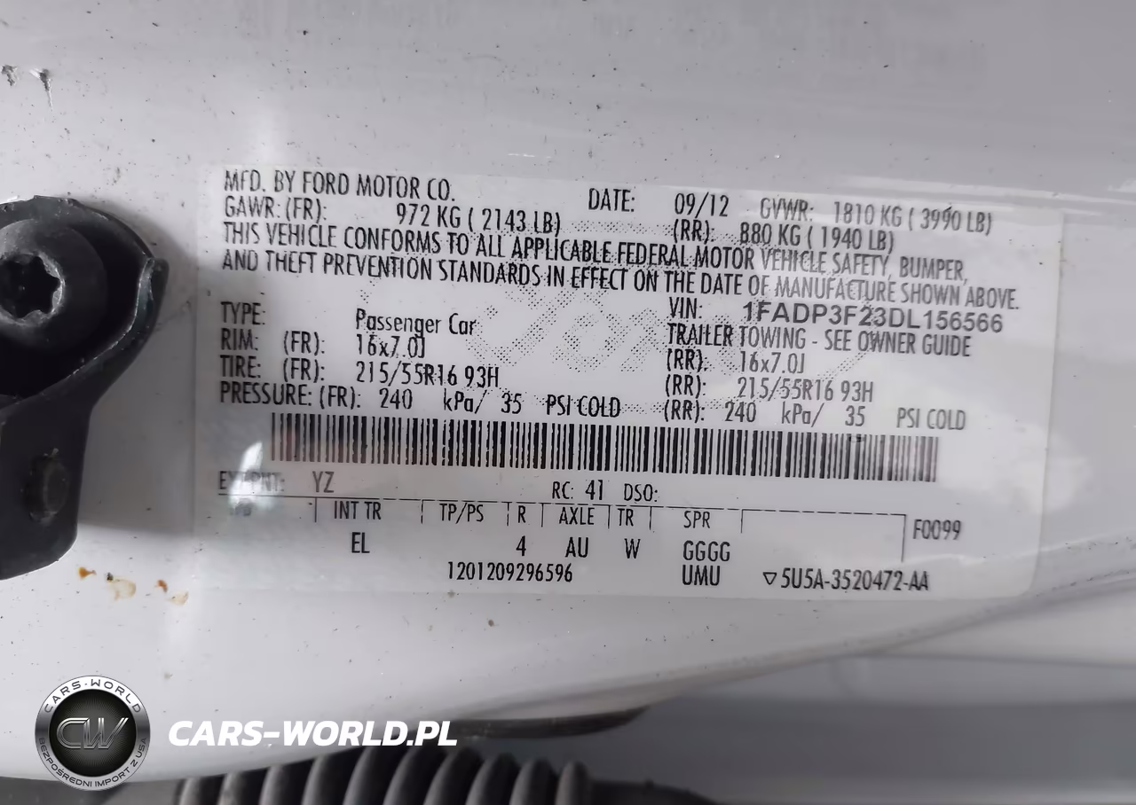 2013 Ford Focus Se VIN:1FADP3F23DL156566 - 9
