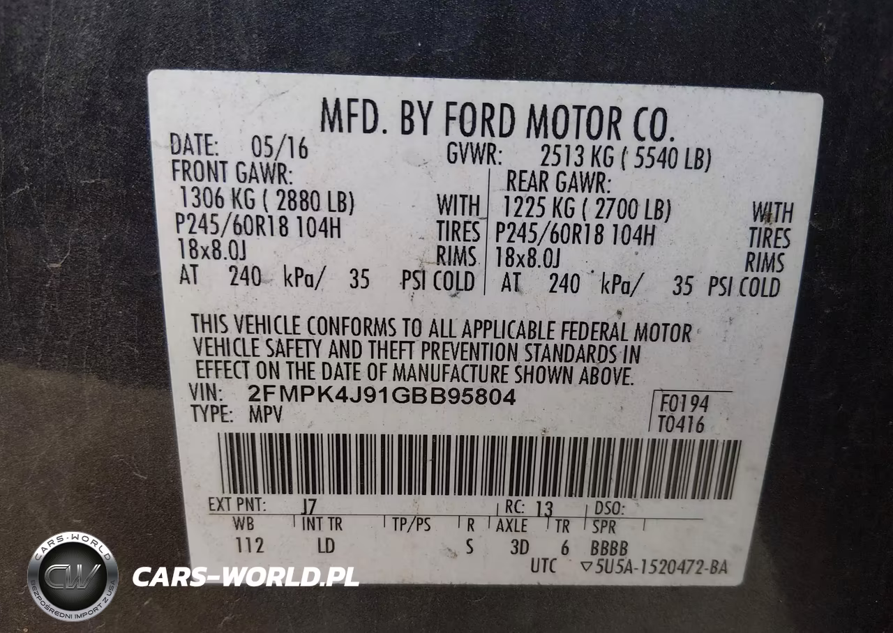 2016 Ford Edge Sel VIN:2FMPK4J91GBB95804 - 9