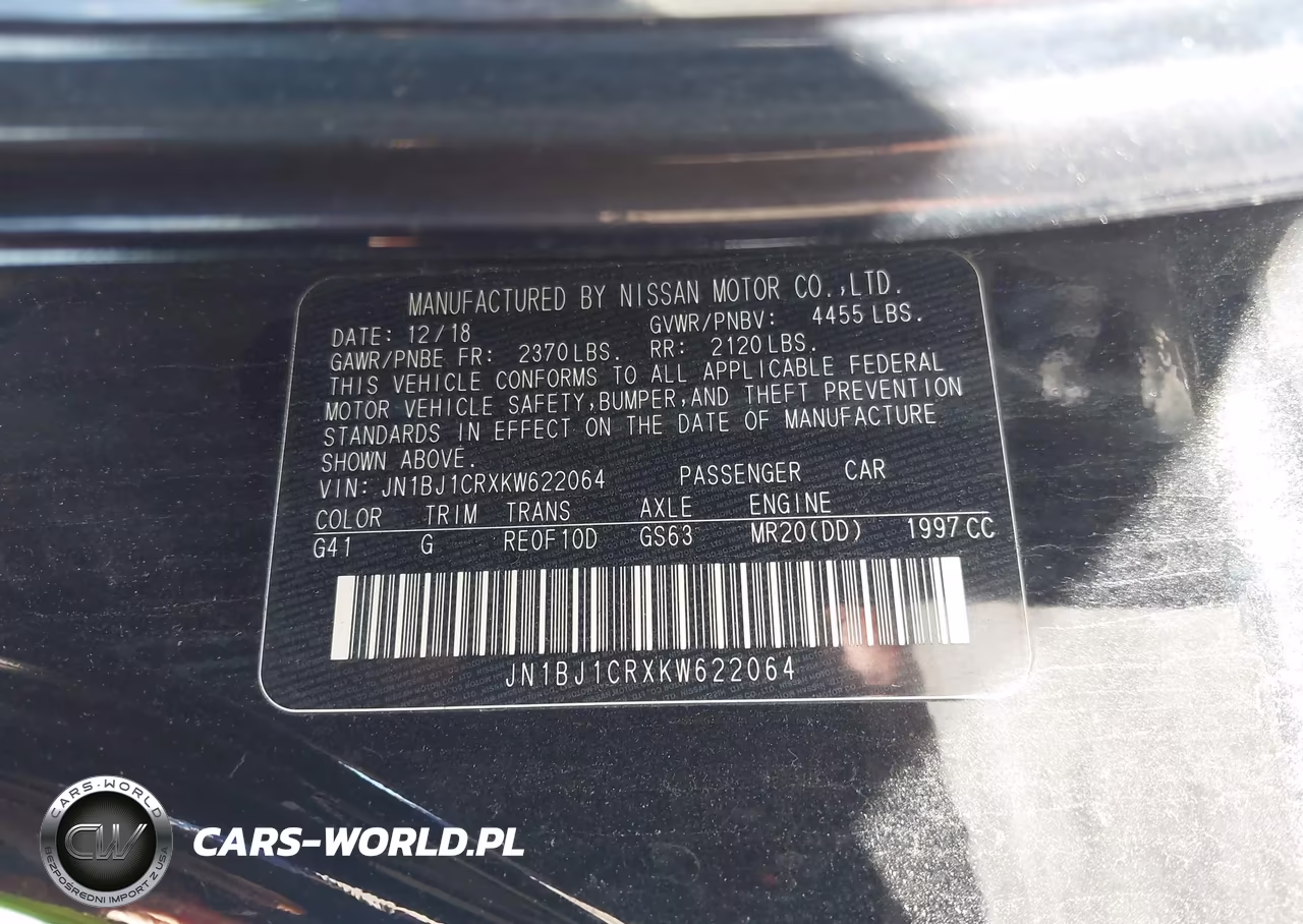 2019 Nissan Rogue Sport Sv VIN:JN1BJ1CRXKW622064 - 9