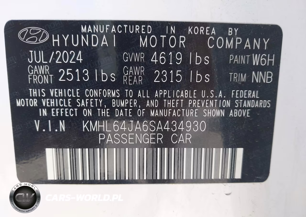 2025 Hyundai Sonata Sel VIN:KMHL64JA6SA434930 - 9
