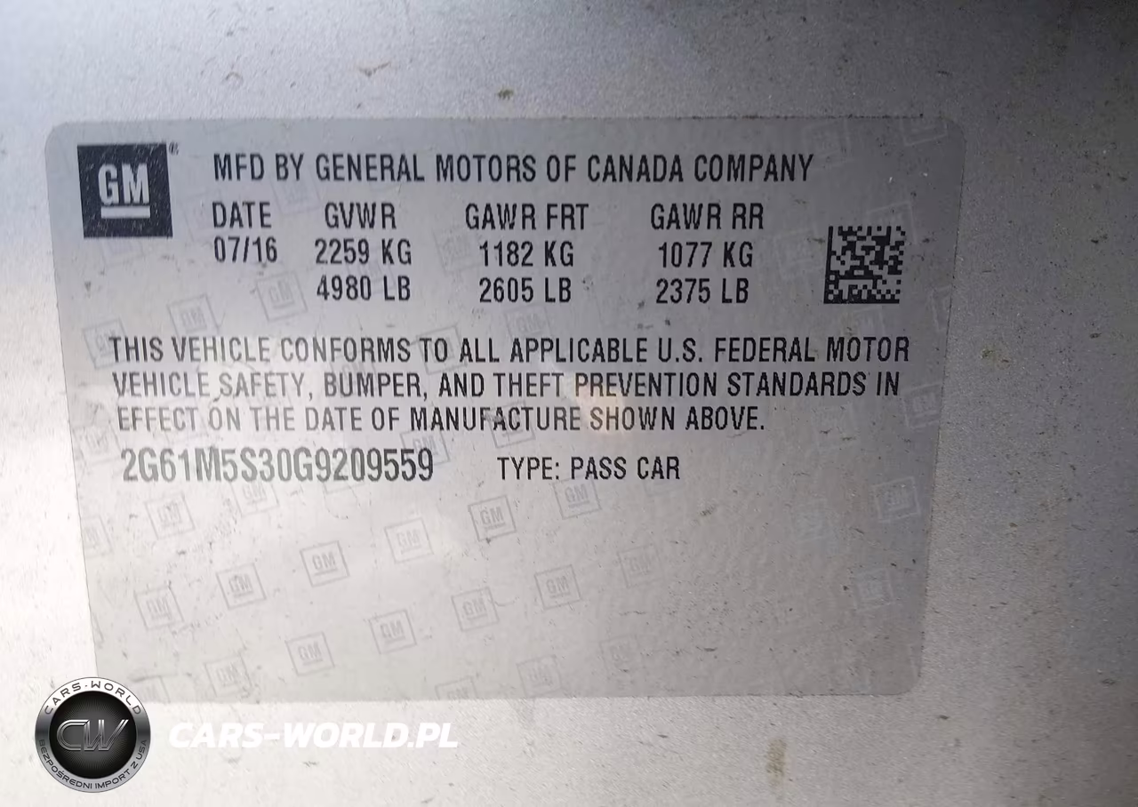2016 Cadillac Xts Luxury Collection VIN:2G61M5S30G9209559 - 9