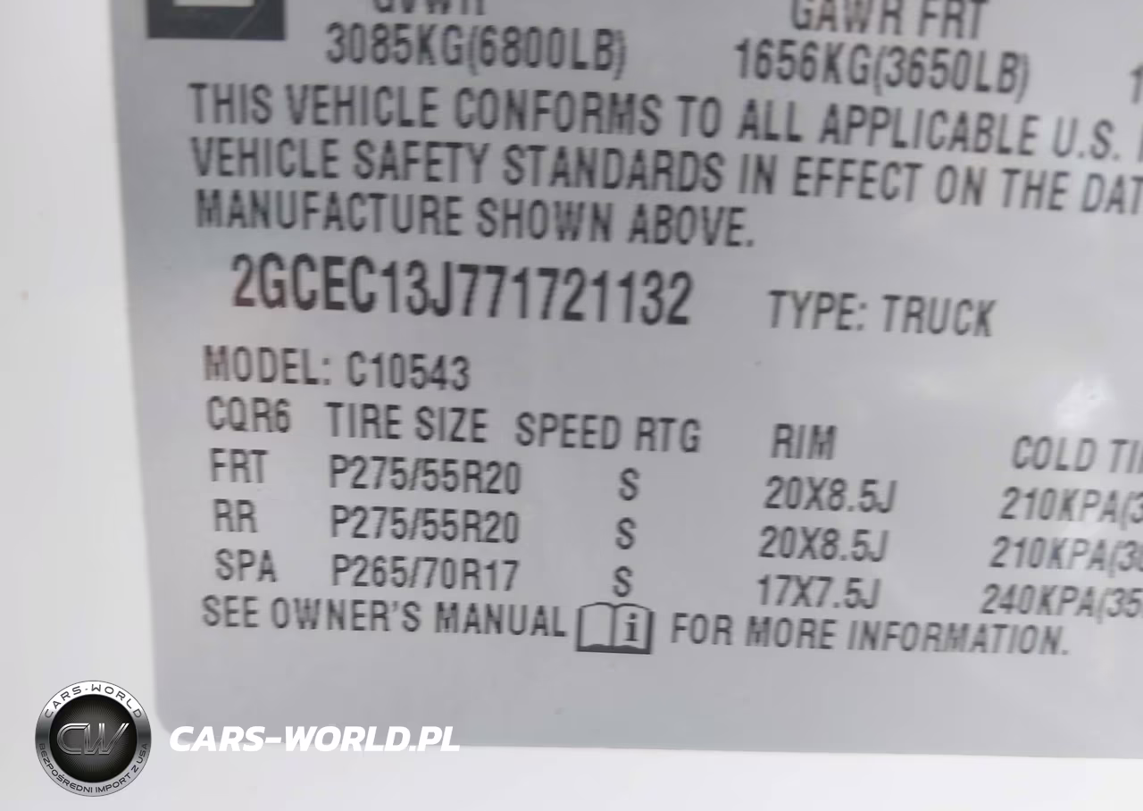 2007 Chevrolet Silverado 1500 Lt1 VIN:2GCEC13J771721132 - 9