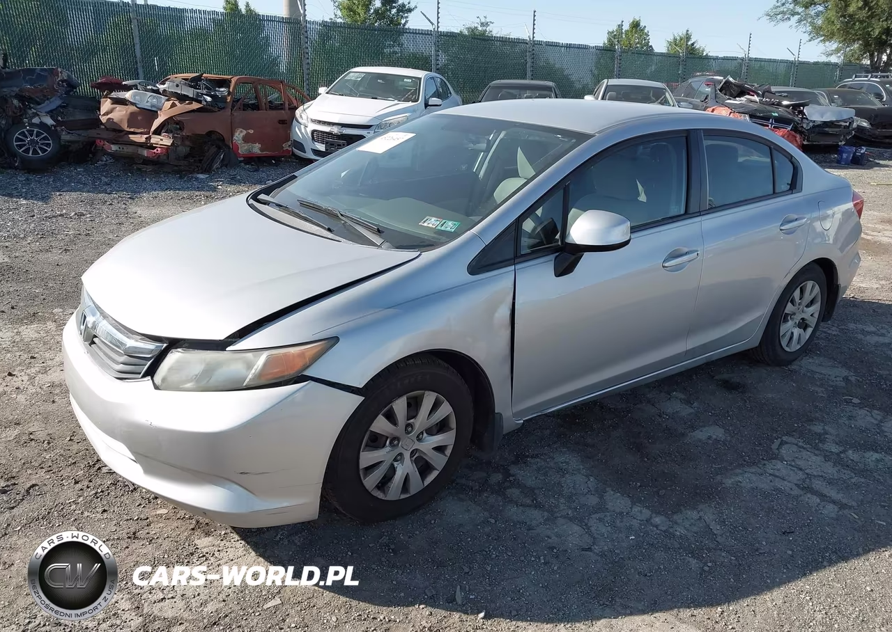 2012 Honda Civic Lx VIN:19XFB2F5XCE355823 - 2