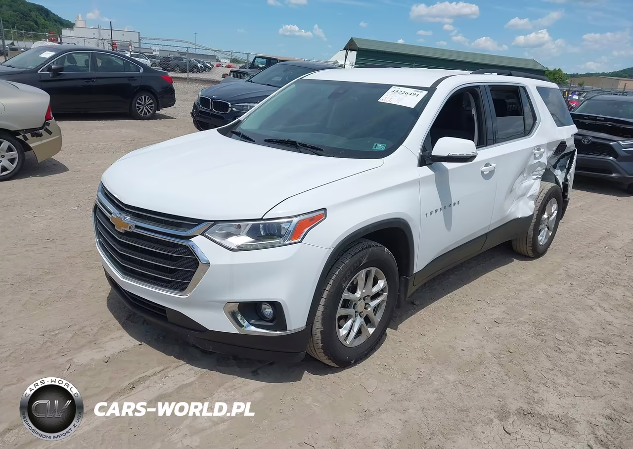 2020 Chevrolet Traverse Awd Lt Cloth VIN:1GNEVGKWXLJ296426 - 2