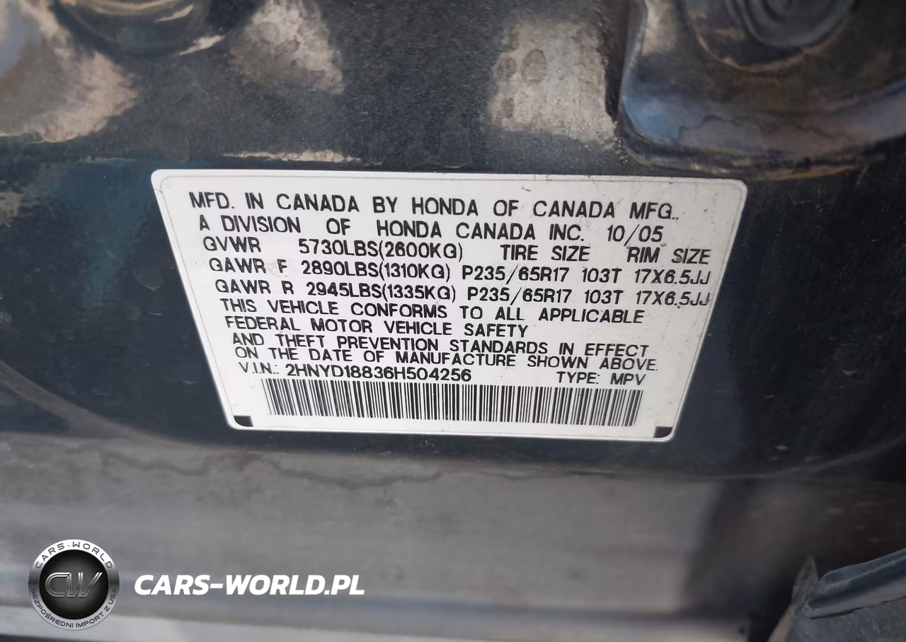 2006 Acura Mdx VIN:2HNYD18836H504256 - 9