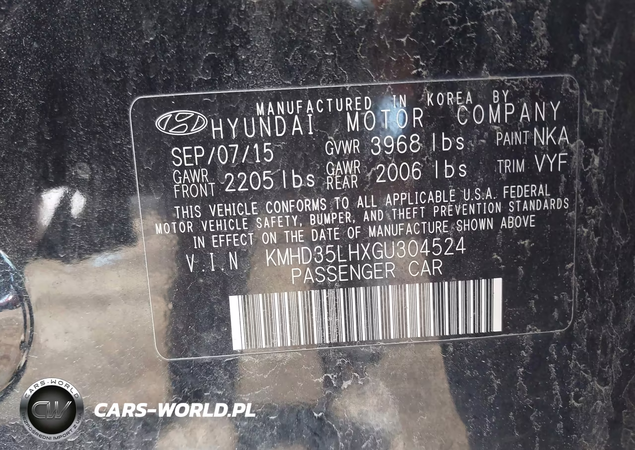 2016 Hyundai Elantra Gt VIN:KMHD35LHXGU304524 - 9