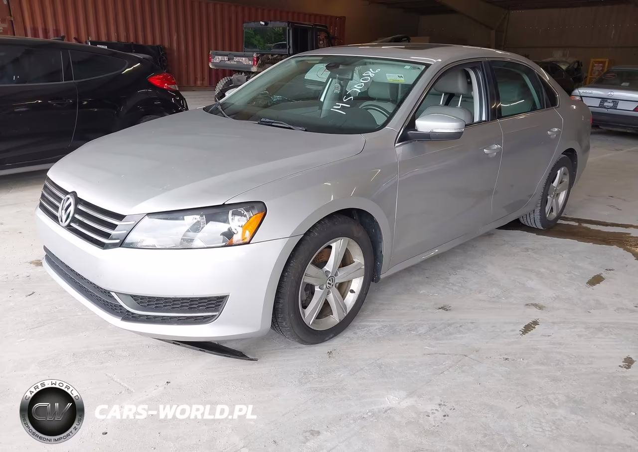 2013 Volkswagen Passat 2.5L Se VIN:1VWBP7A37DC131689 - 2