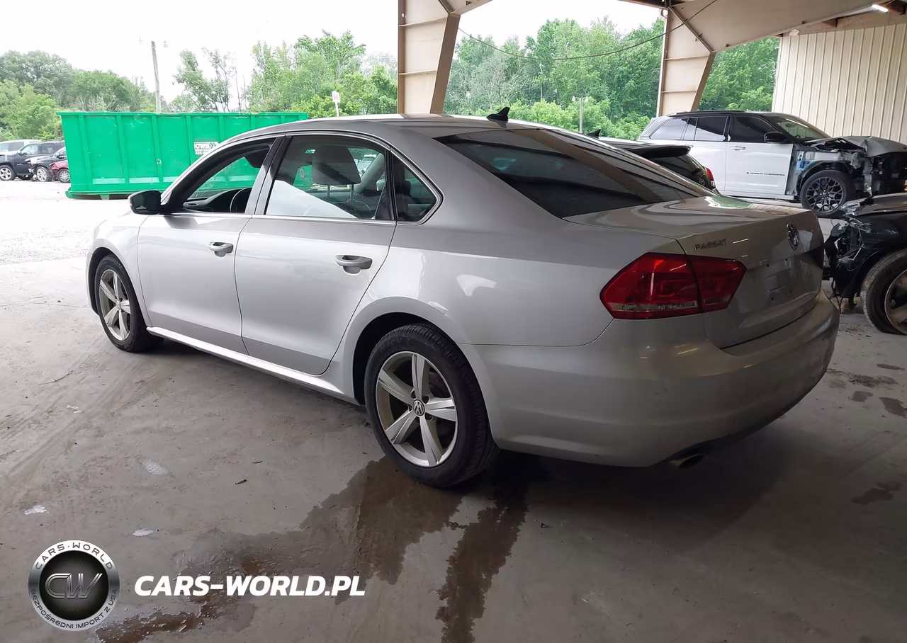 2013 Volkswagen Passat 2.5L Se VIN:1VWBP7A37DC131689 - 3