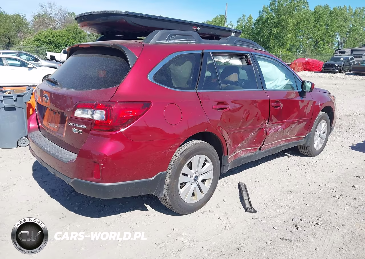 2015 Subaru Outback 2.5I Premium VIN:4S4BSBCC5F3339974 - 4