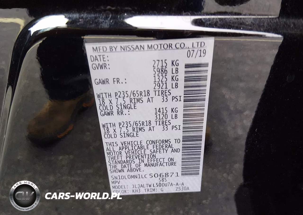 2020 Infiniti Qx60 Luxe VIN:5N1DL0MN1LC506871 - 9
