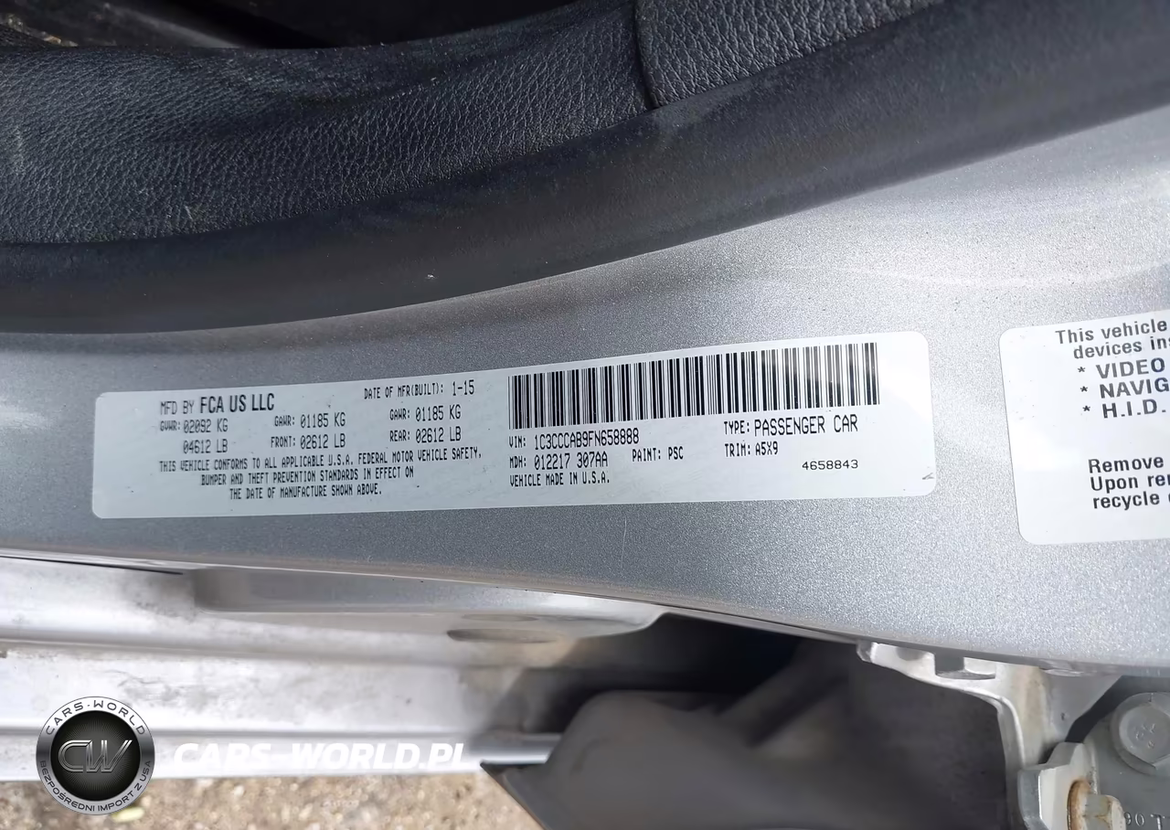 2015 Chrysler 200 Limited VIN:1C3CCCAB9FN658888 - 9