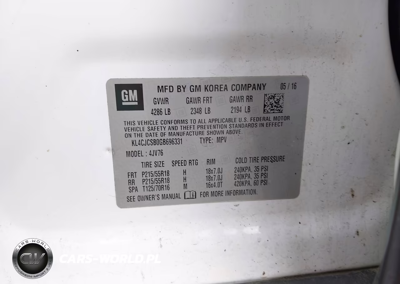 2016 Buick Encore Leather VIN:KL4CJCSB0GB696331 - 9