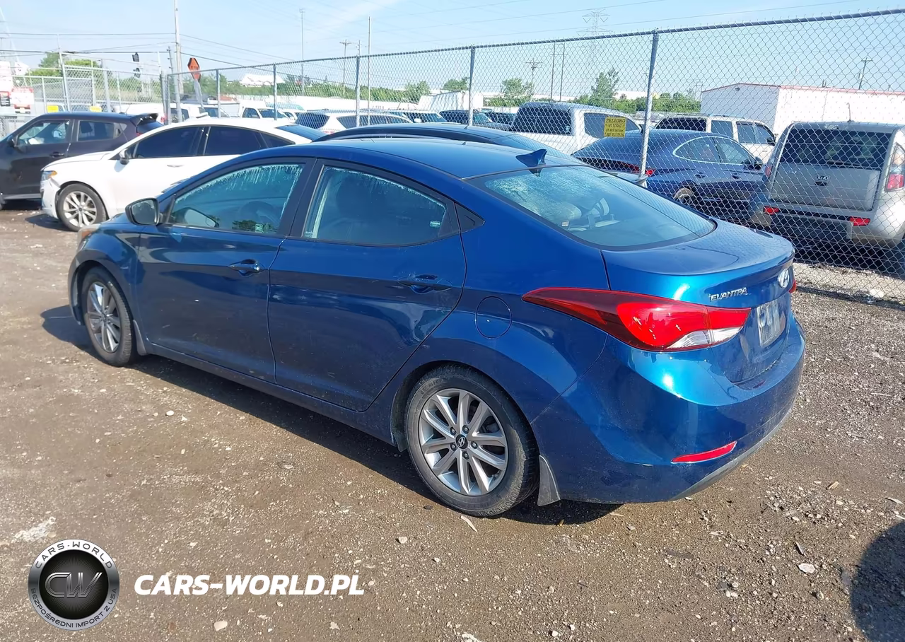 2015 Hyundai Elantra Se VIN:KMHDH4AE1FU360466 - 3