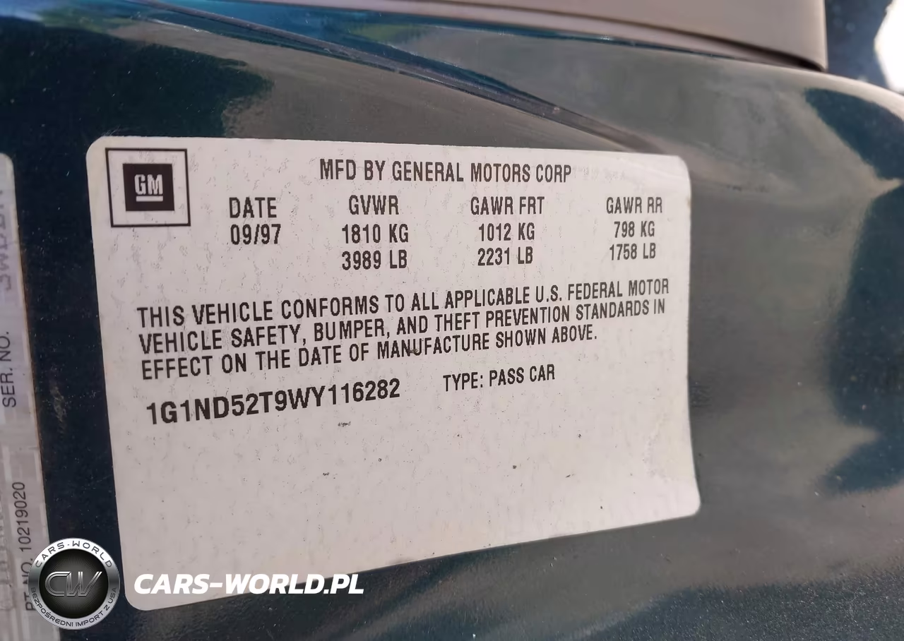 1998 Chevrolet Malibu VIN:1G1ND52T9WY116282 - 9