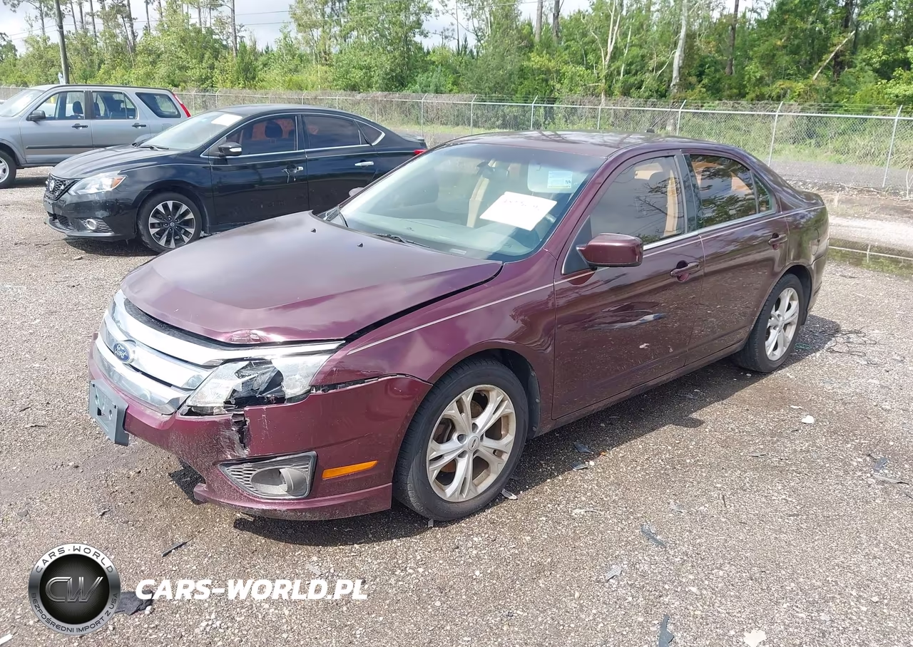 2012 Ford Fusion Se VIN:3FAHP0HA4CR400603 - 2