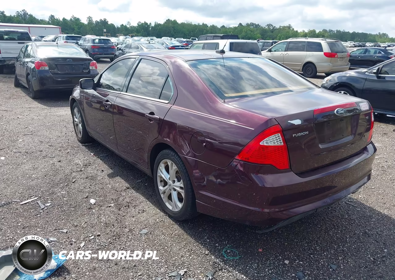 2012 Ford Fusion Se VIN:3FAHP0HA4CR400603 - 3