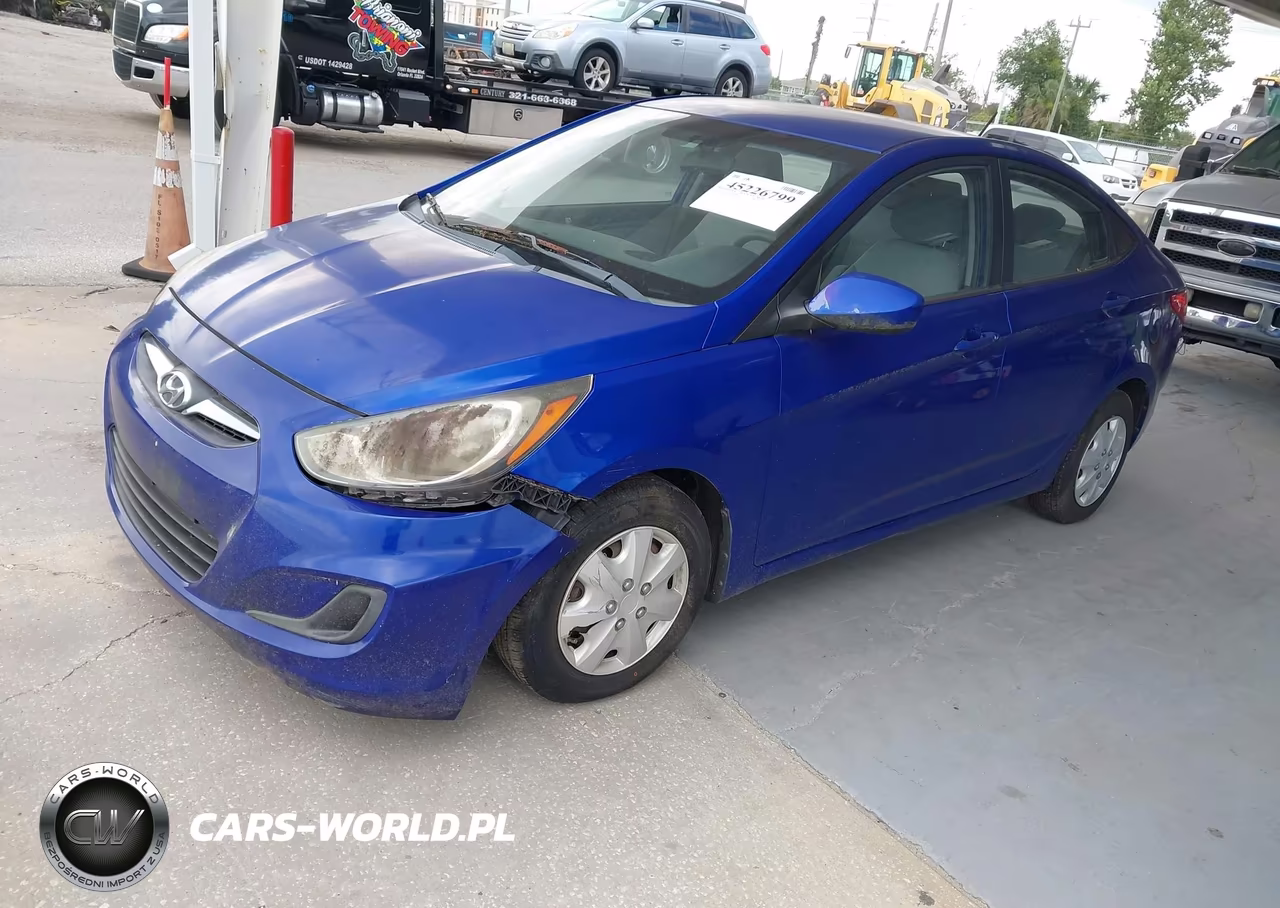 2014 Hyundai Accent Gls VIN:KMHCT4AE4EU642349 - 2