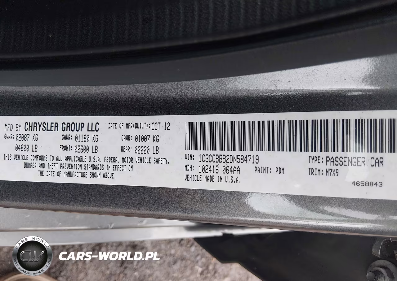 2013 Chrysler 200 Touring VIN:1C3CCBBB2DN584719 - 9
