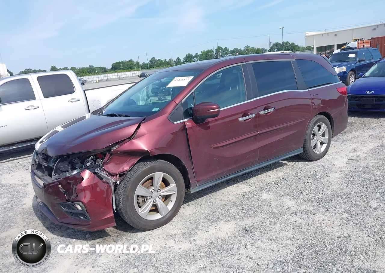 2018 Honda Odyssey Ex-L VIN:5FNRL6H72JB034608 - 2